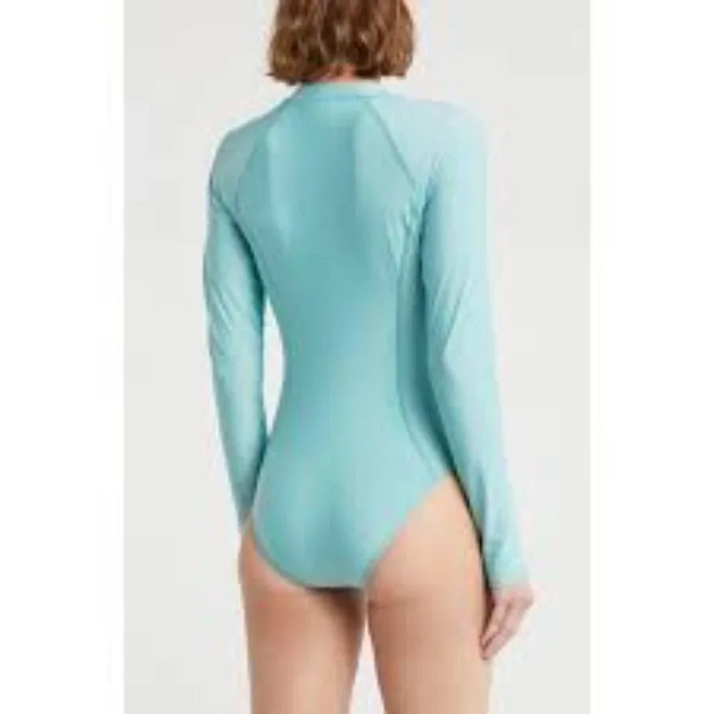 Billabong Long Sleeve Zip Up Swimsuit | Surfer Rashgard - Picture 2 of 7